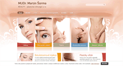Desktop Screenshot of plasticka-chirurgie.cz